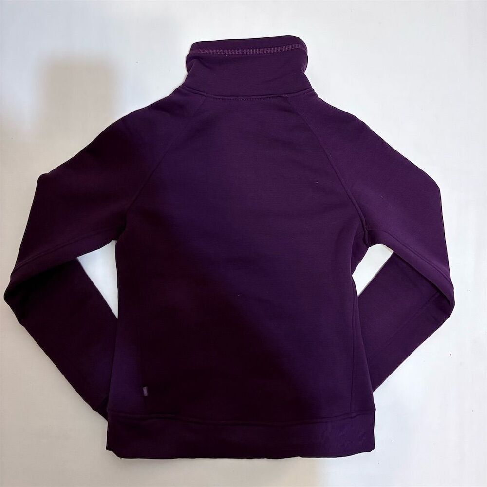 Lululemon Womens Purple Zip Up Fleece Jacket Size 4 - Picture 9 of 9